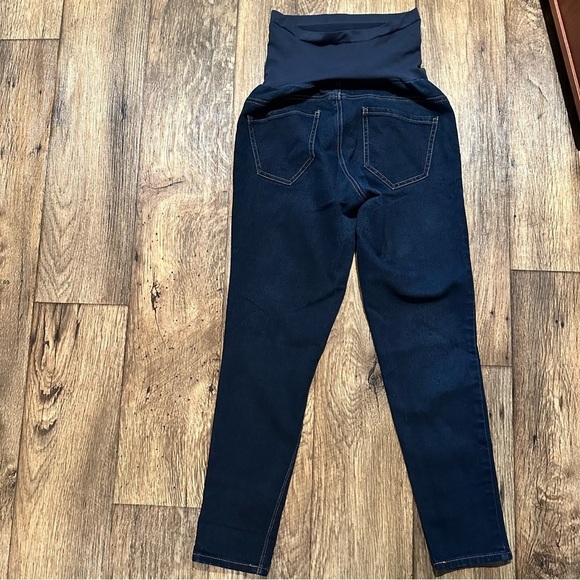 Indigo Blue Maternity Skinny Jeans Size Medium - Picture 5 of 7
